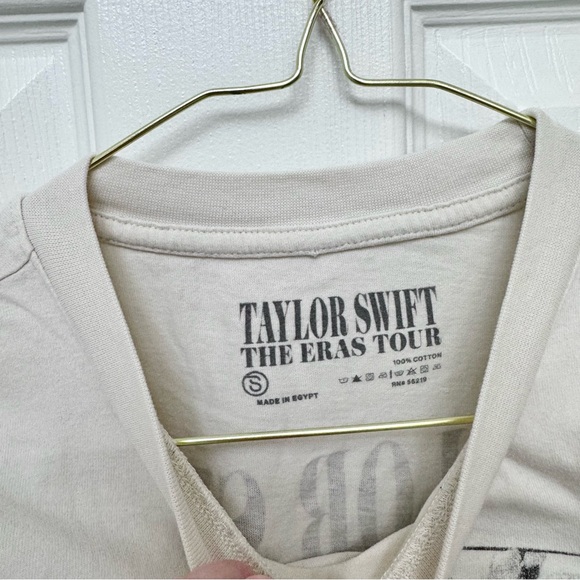 TAYLOR SWIFT | THE ERAS TOUR CREAM T-SHIRT SMALL - Picture 3 of 4
